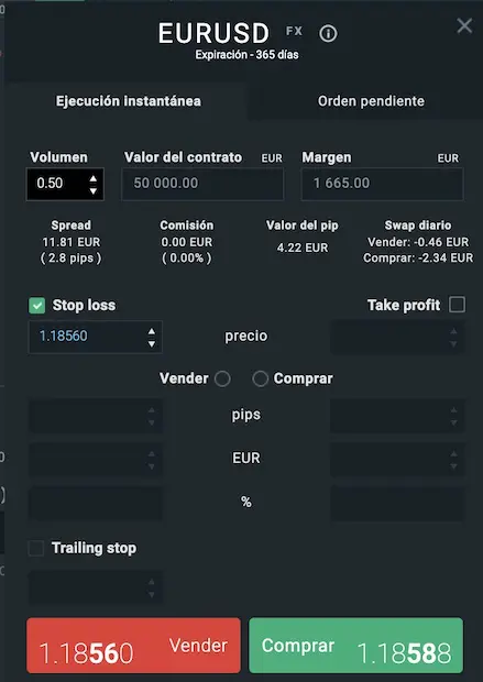 orden compra venta xtb trading